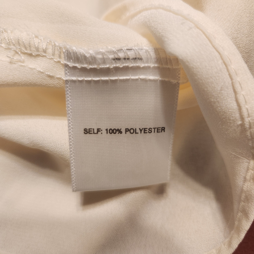 Rose & Olive Floral V-Neck Blouse - Orange & Cream - Picture 8 of 9